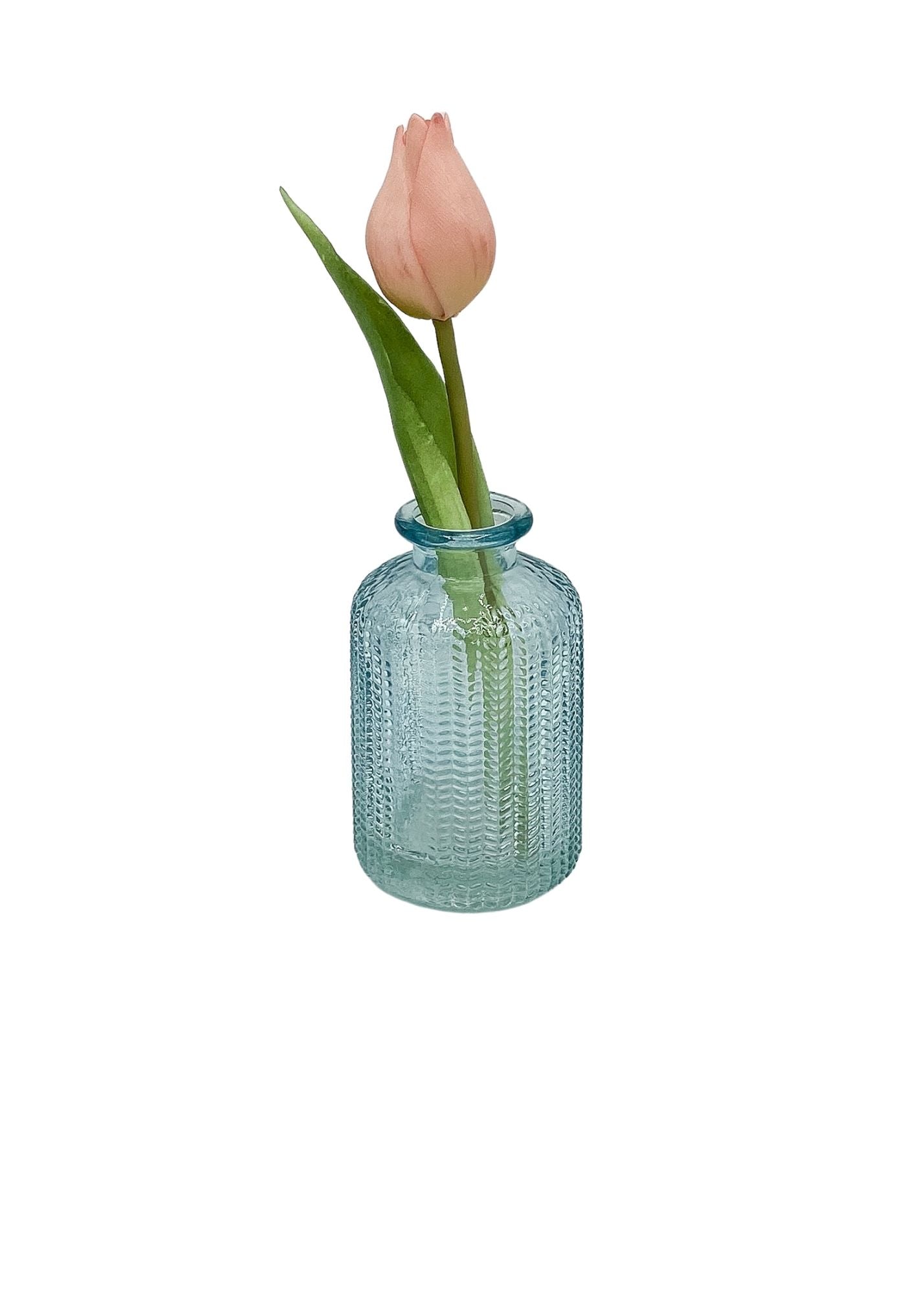 Vase "Caro" blau