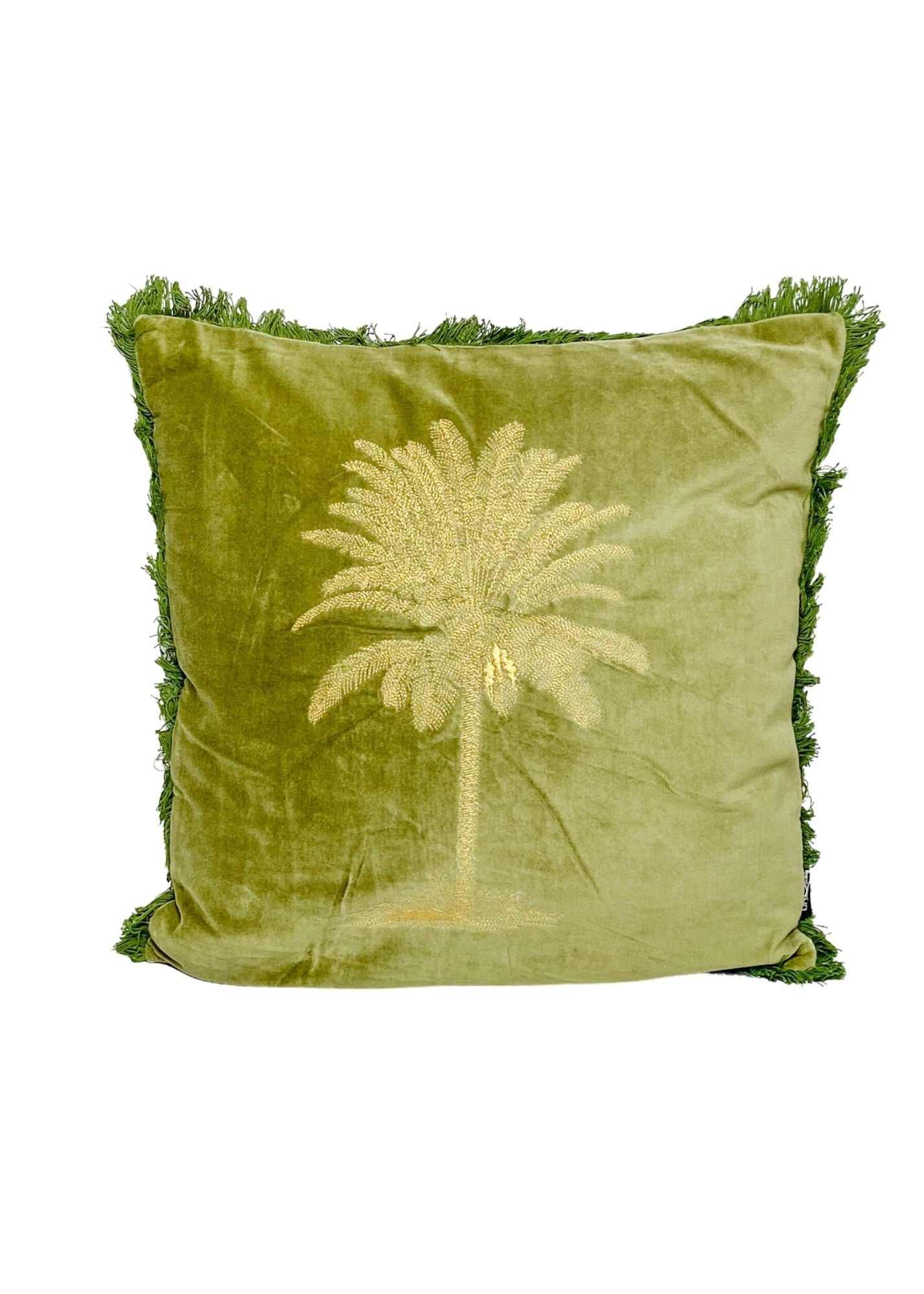 Kissen "Palme" grün