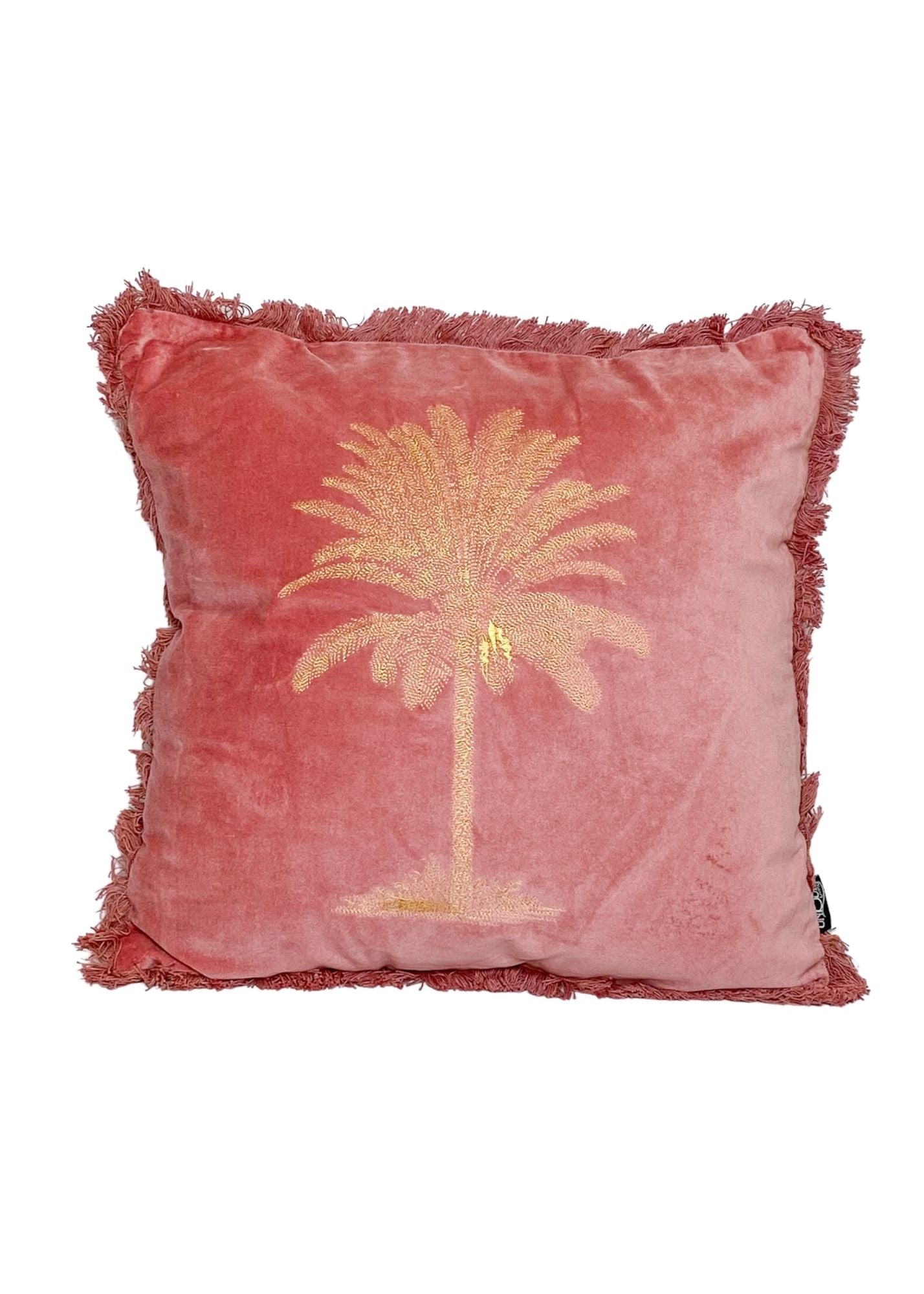 Kissen "Palme" rosa